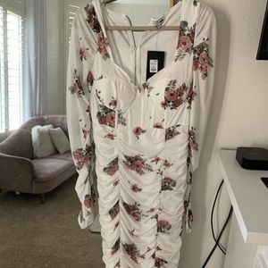 White floral fashions nova dress